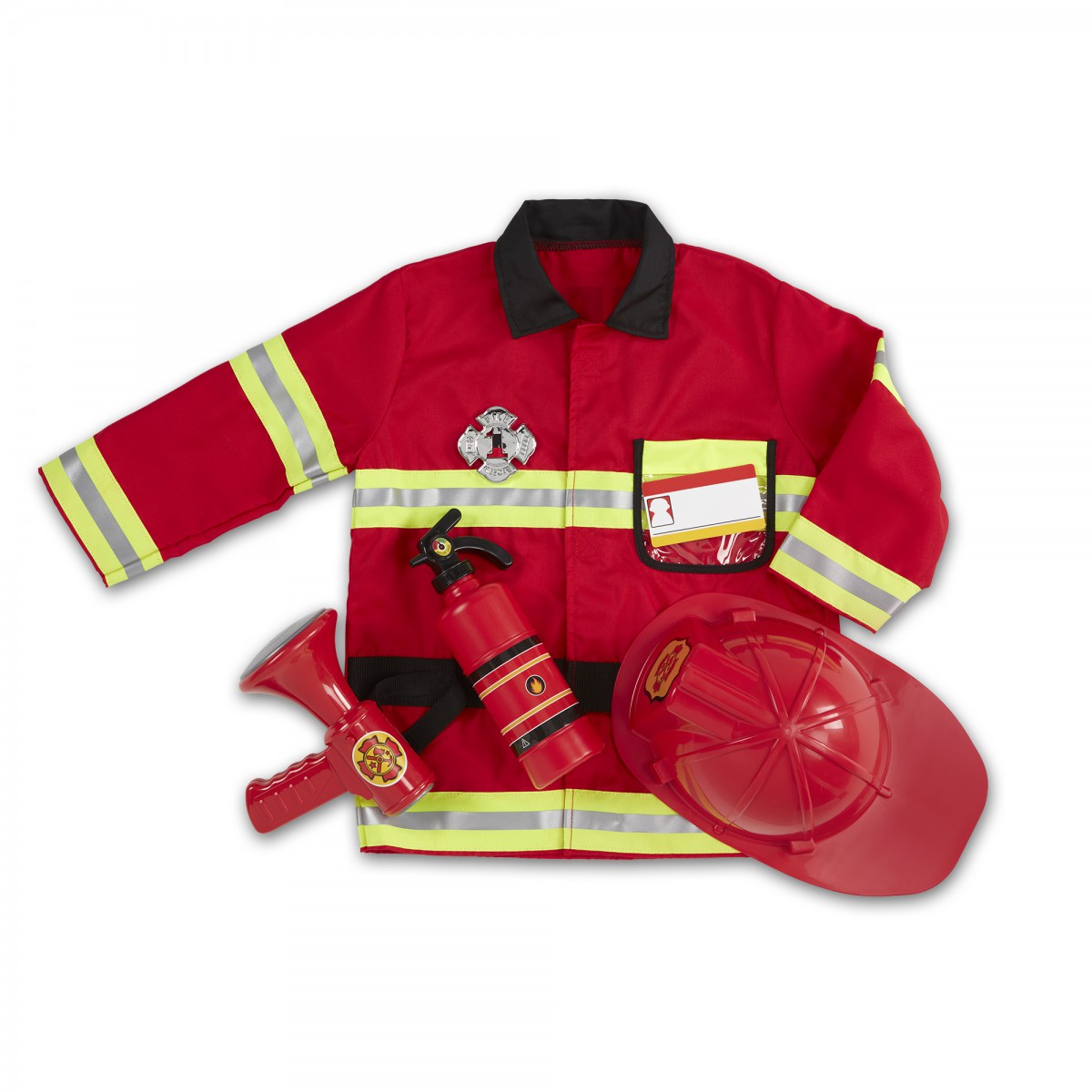 alliance Snart anmodning Melissa & Doug Fire Chief Role Play Dress Up Costume with Hat and  Accessories at Toys R Us UK