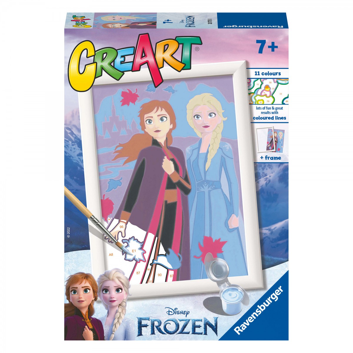 Ravensburger CreArt Paint by Numbers Disney Frozen Sisters Forever at Toys  R Us UK